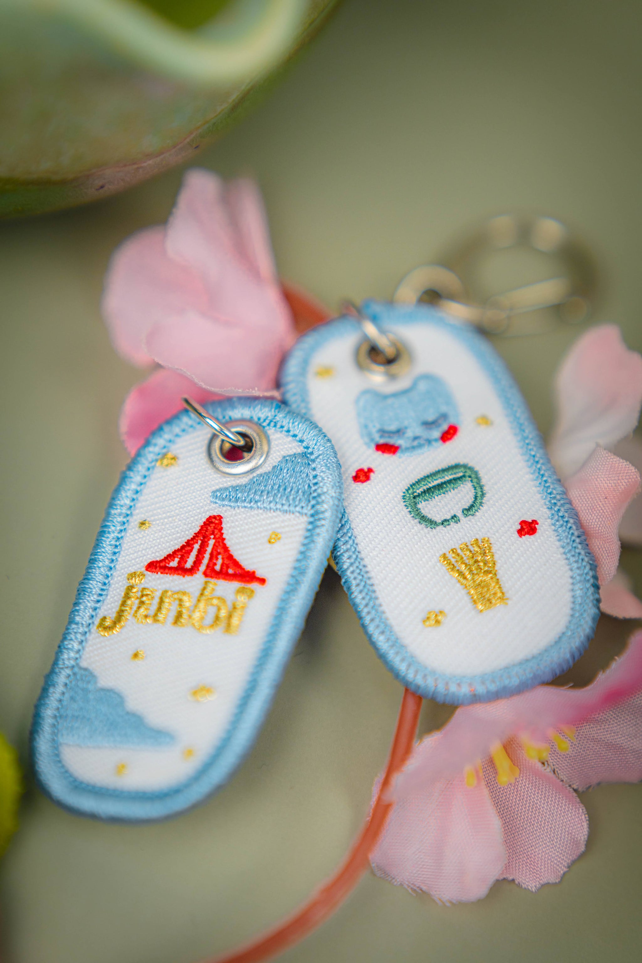 JUNBI x Notebeans Stationery Jet Tag Keychain