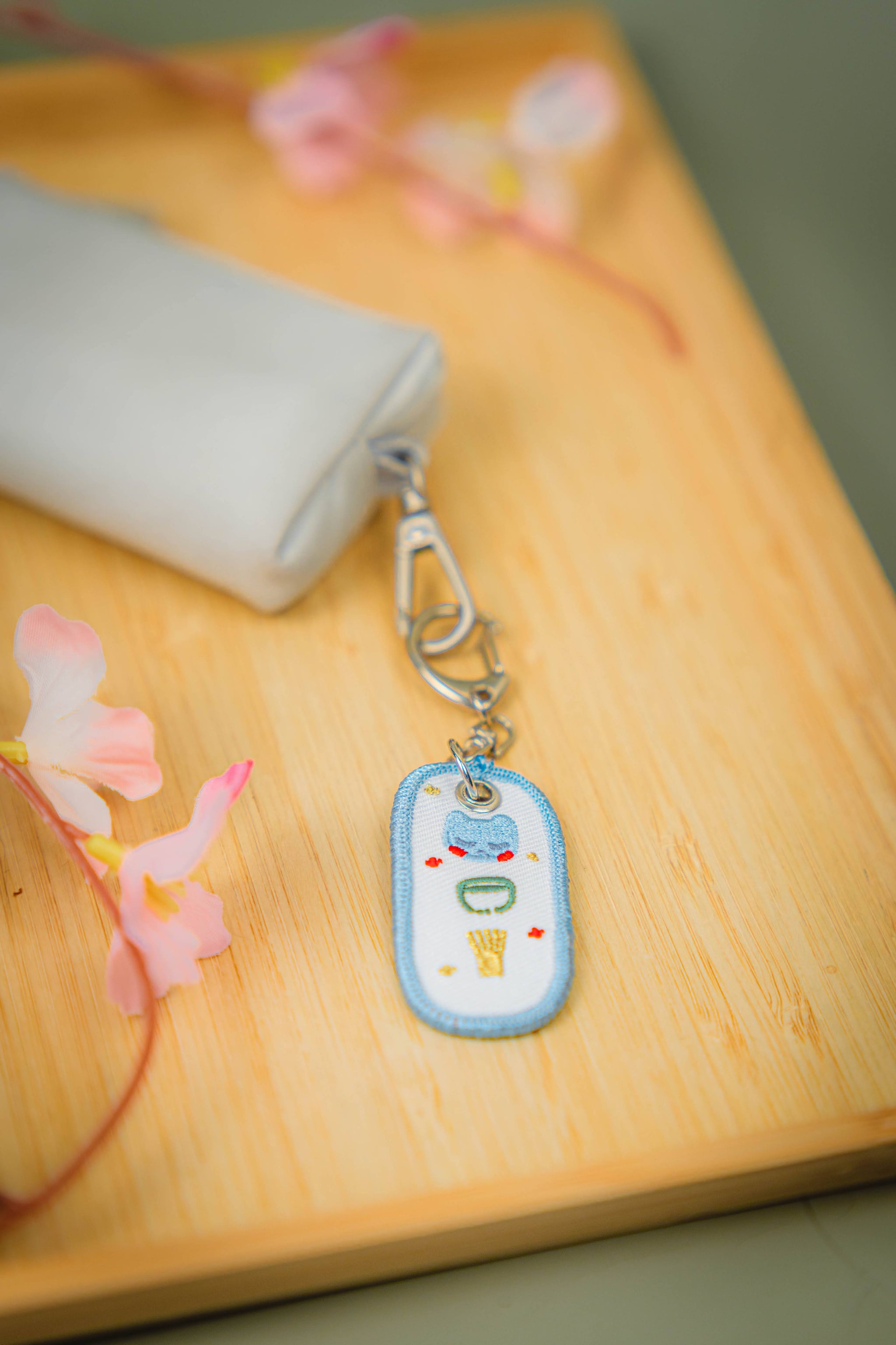 JUNBI x Notebeans Stationery Jet Tag Keychain