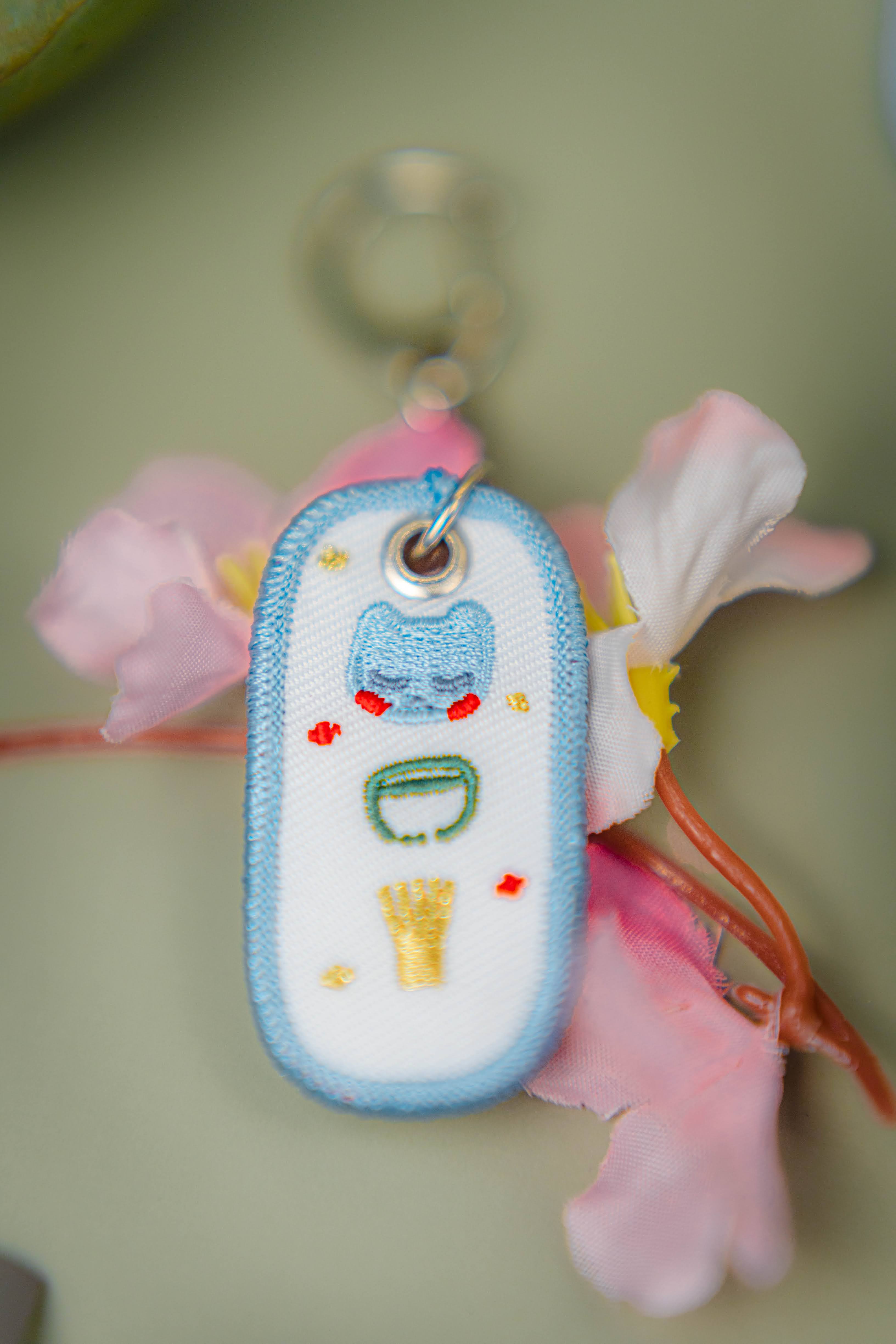 JUNBI x Notebeans Stationery Jet Tag Keychain