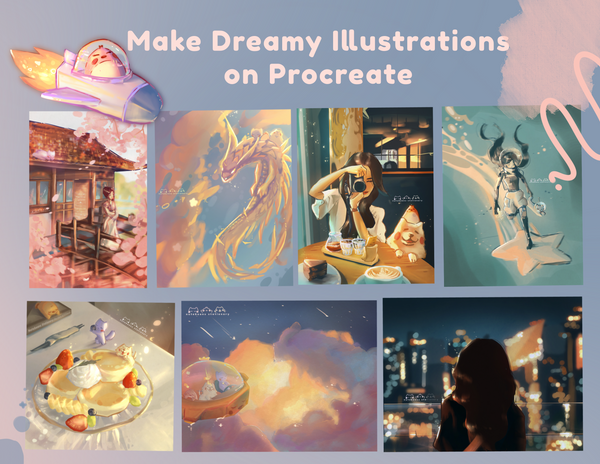 Procreate Brush Pack - Create Dreamy Artwork!