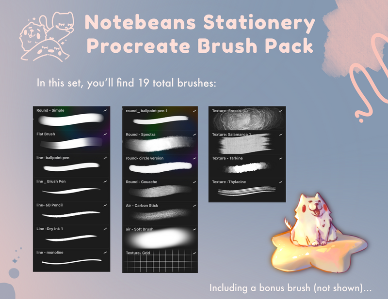 Procreate Brush Pack - Create Dreamy Artwork!