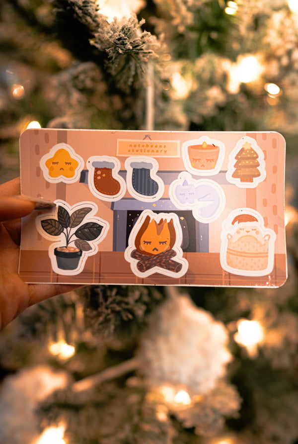 Cozy Holiday Sticker Sheet