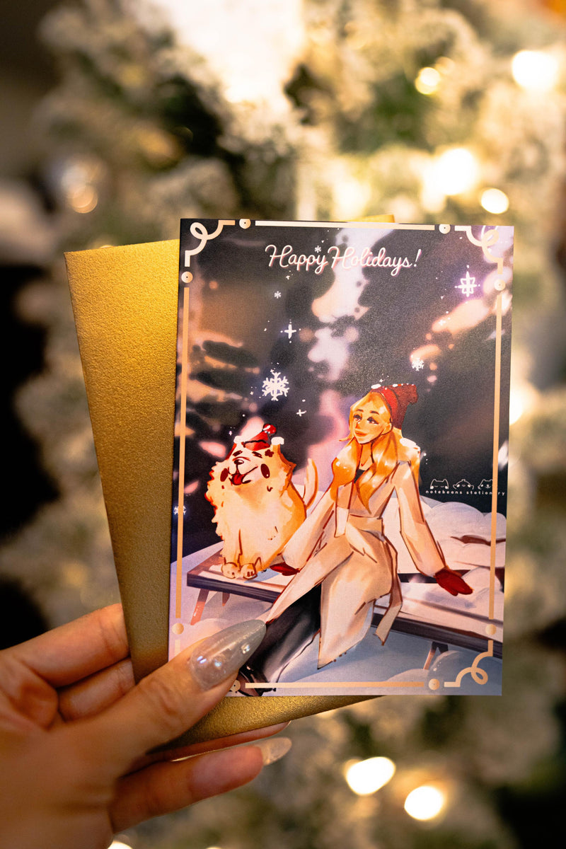 Christmas Card | "Kuma's Snowy Day"  | Christmas Gifts