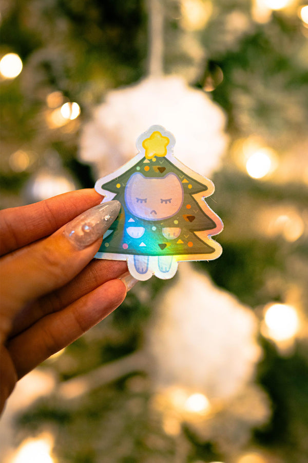 Kato Christmas Tree | Holographic Sticker  | Global Giving Donation