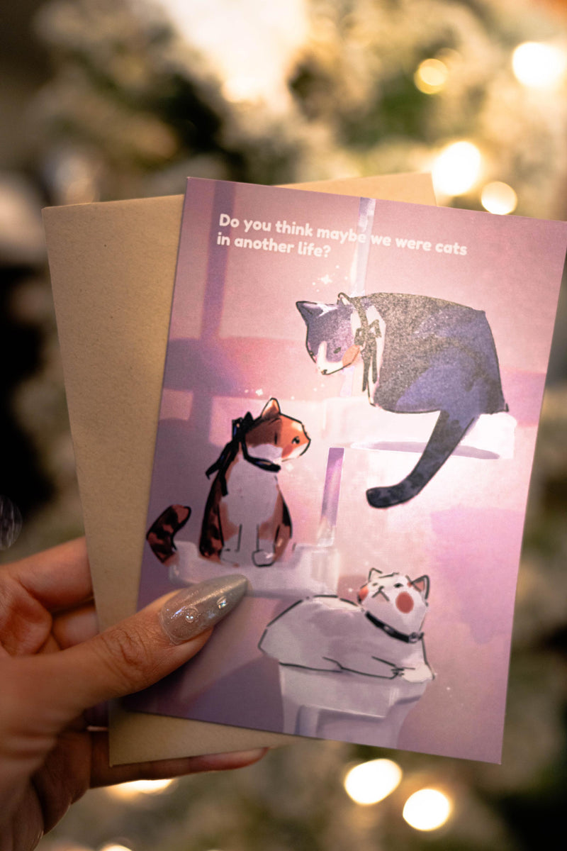 Greeting Card | "Three Cats"  | Gift Ideas