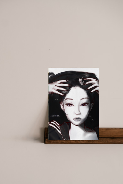 JENNIE Fanart Mini Print