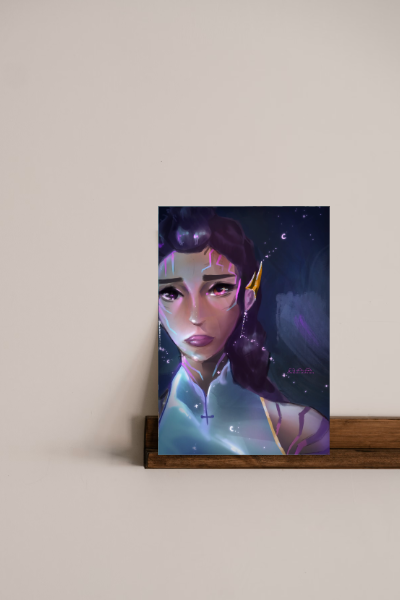 K Pop Demon Hunters Rumi Fanart Mini Print