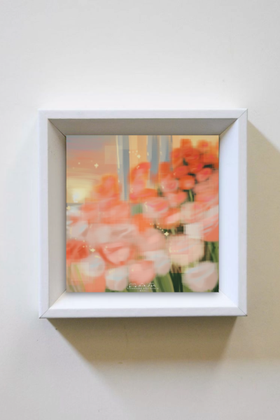 Pixel Rose Print