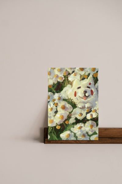 Kuma in Daisies