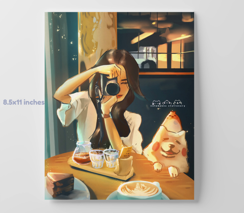 (NEW) Vertical Large Art Prints - Notebeans Stationery Art Prints