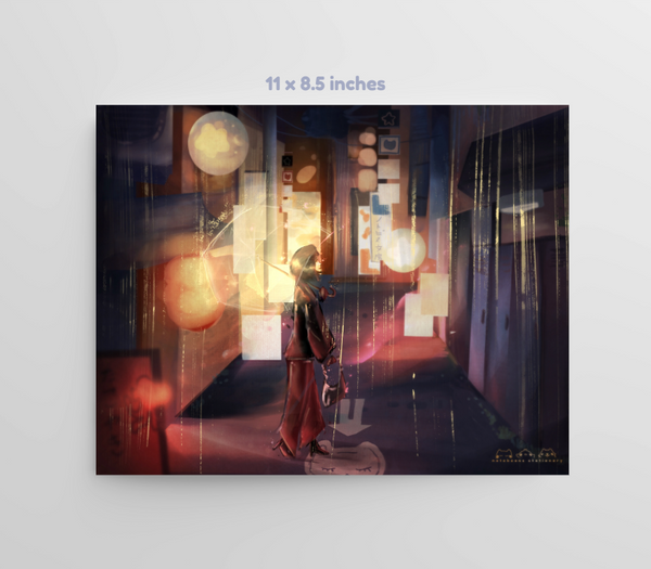 Golden Rain - Large Print
