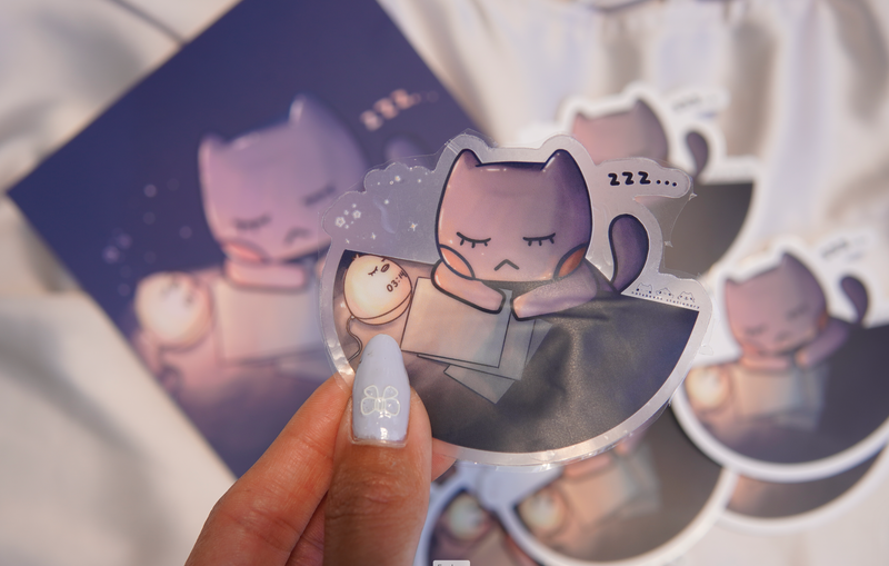 Kato Night Light Clear Sticker | Global Giving Donation