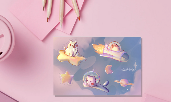 Sticker Sheet - Dreamy Adventures of 3