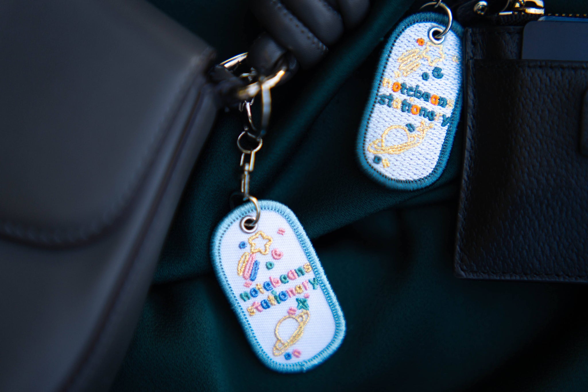 (NEW) Notebeans Stationery Jet Tag Keychain