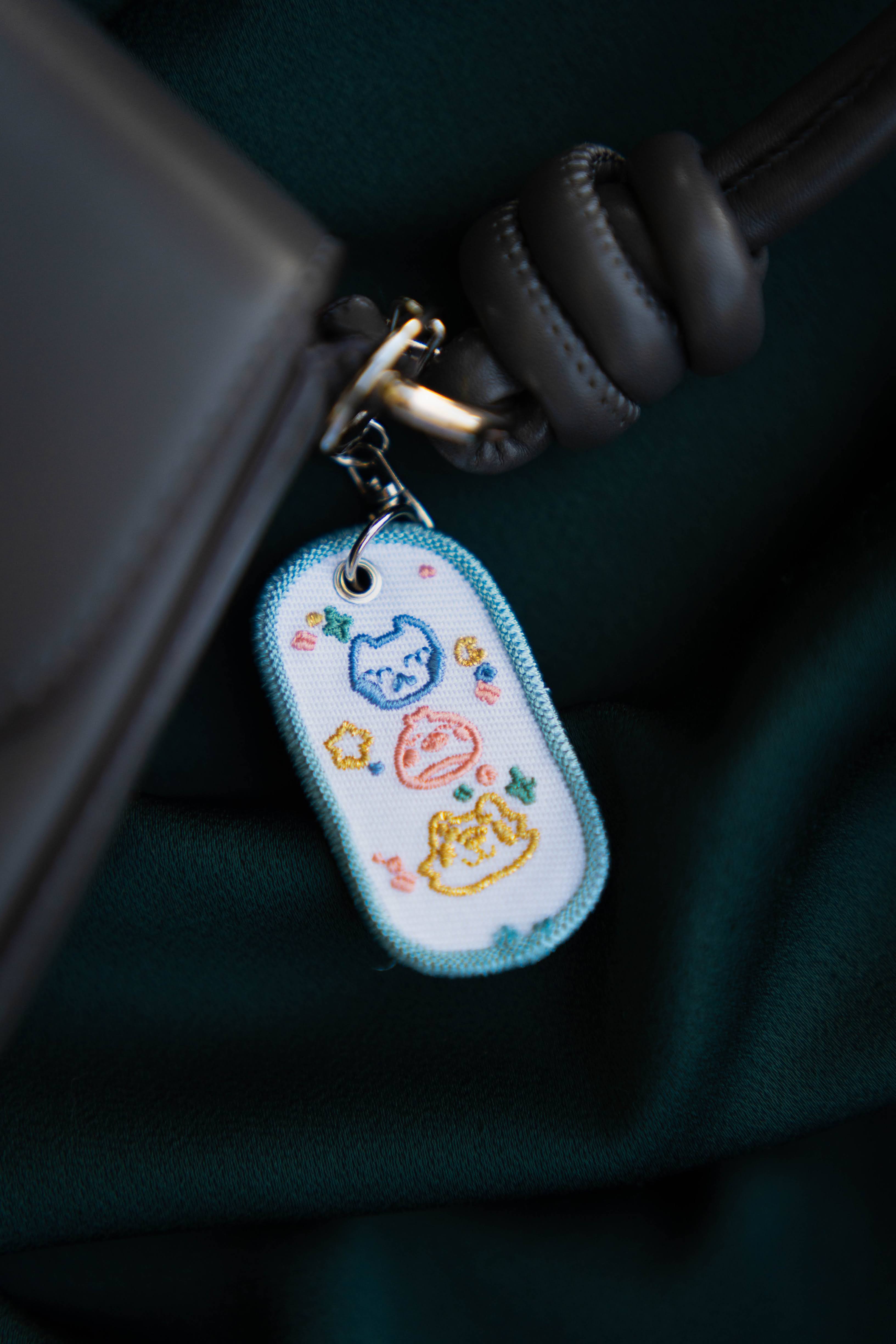(NEW) Notebeans Stationery Jet Tag Keychain
