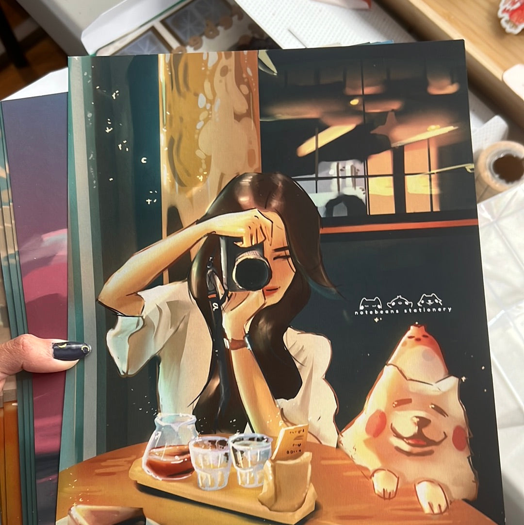 (NEW) Vertical Large Art Prints - Notebeans Stationery Art Prints