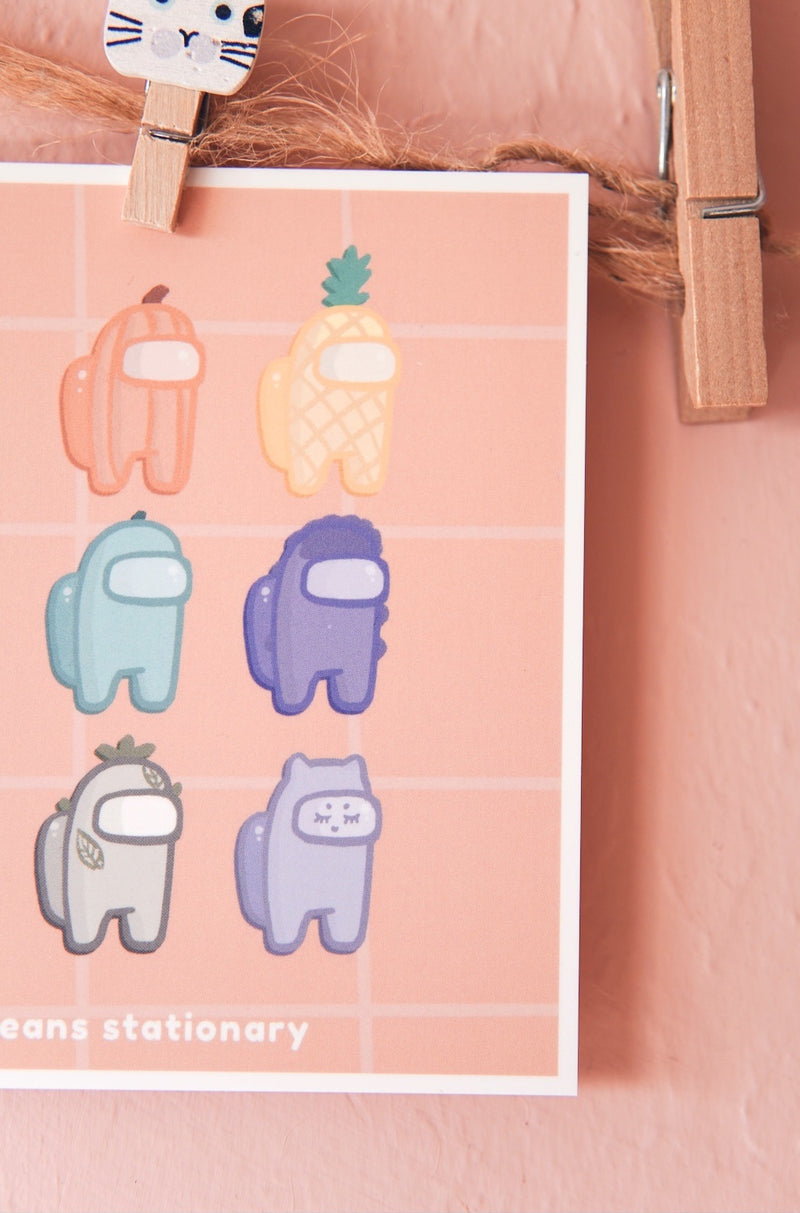 Fruity Among Us Mini Art Print