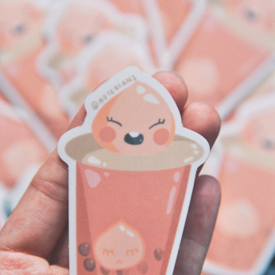 Apeach Boba Sticker | Global Giving Donation