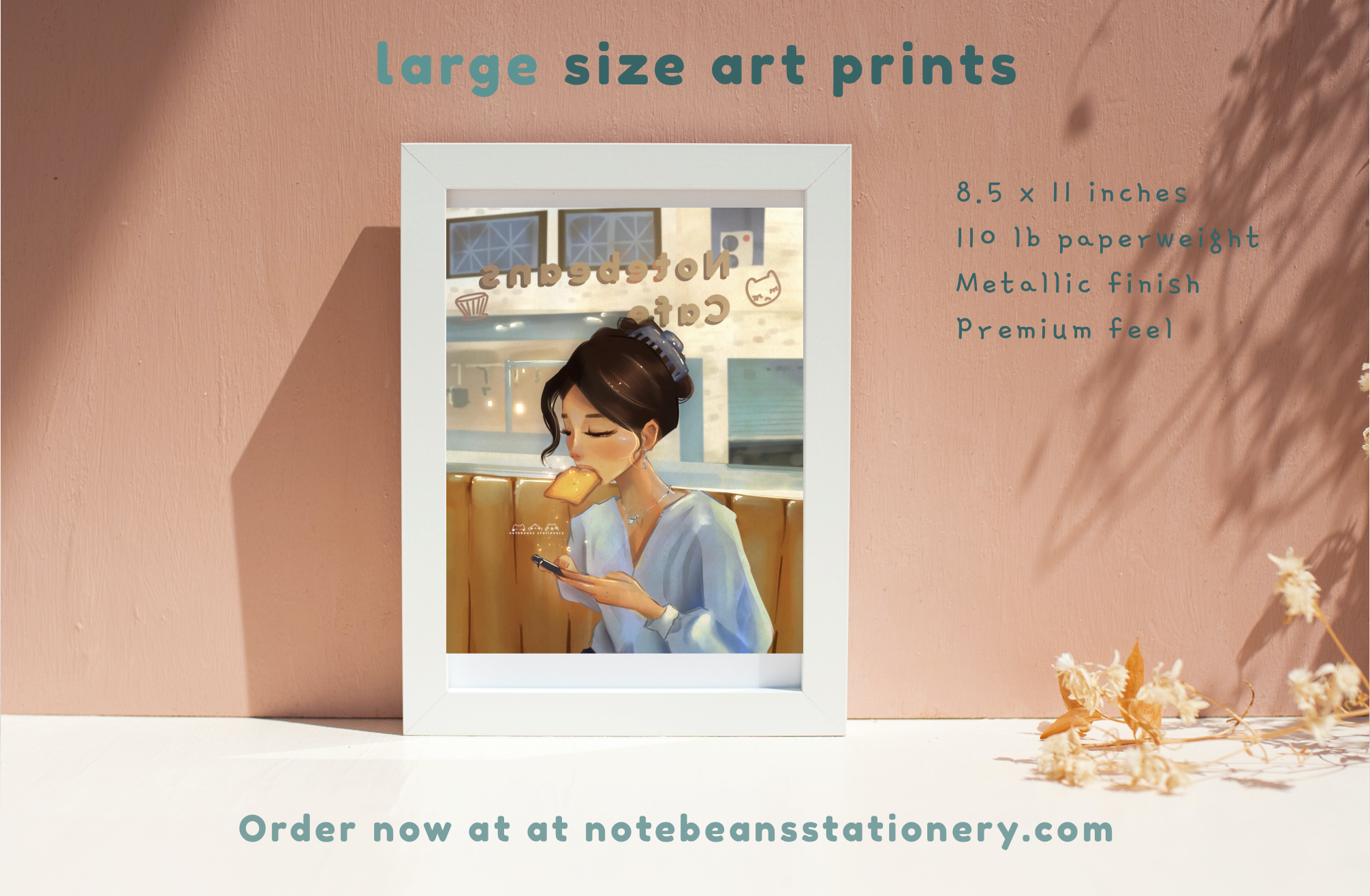 (NEW) Vertical Large Art Prints - Notebeans Stationery Art Prints