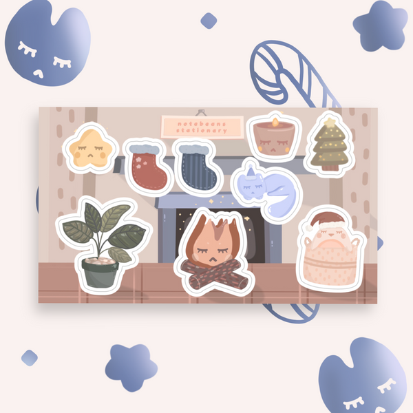 Cozy Holiday Sticker Sheet