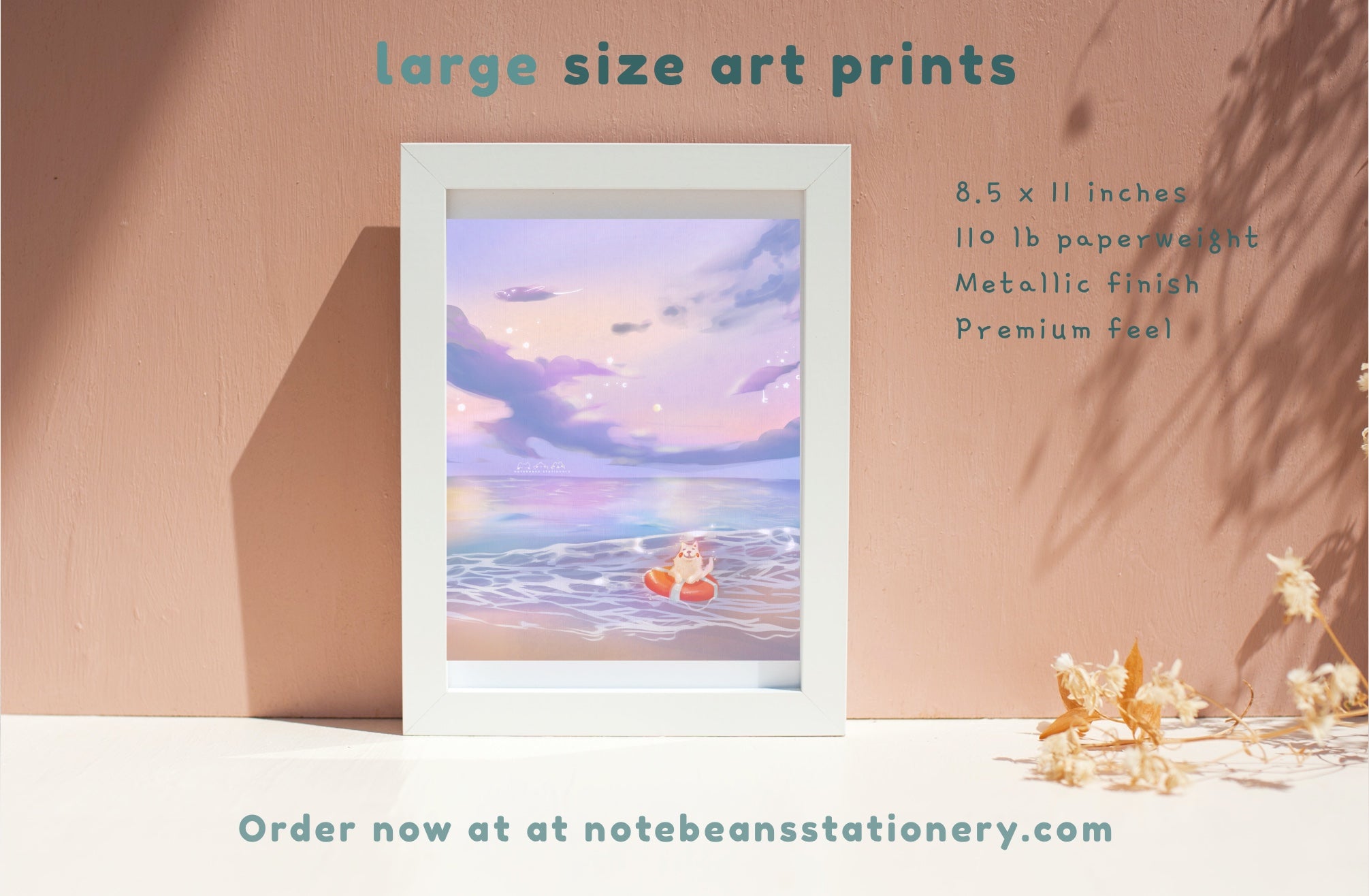 (NEW) Vertical Large Art Prints - Notebeans Stationery Art Prints